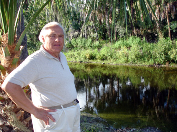 Lee Duquette by the river