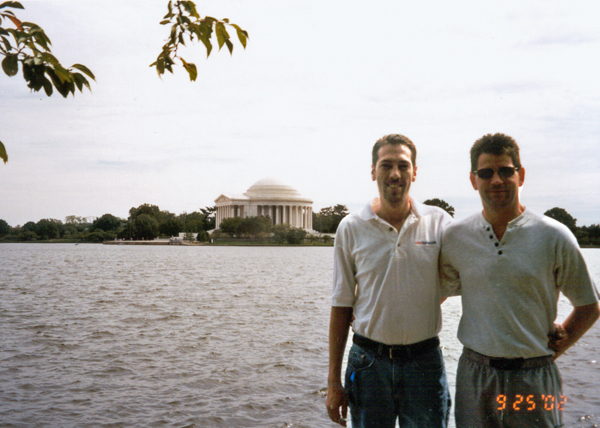 Brian Duquette and his friend Greg Jenkins