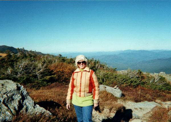 Karen Duquette on Mt. Washington