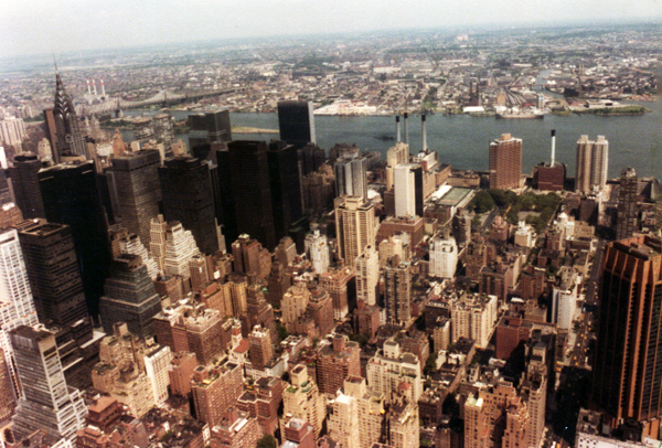 NYC view from The Empire State Building