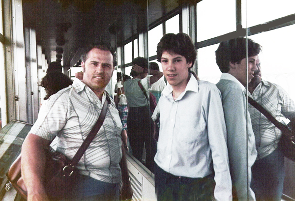 Lee and Brian Duquette 1984