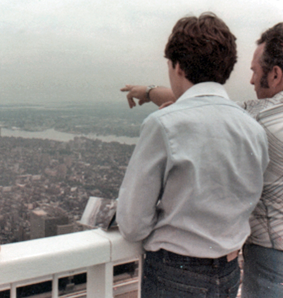 Brian and Lee Duquette on the Observation Deck