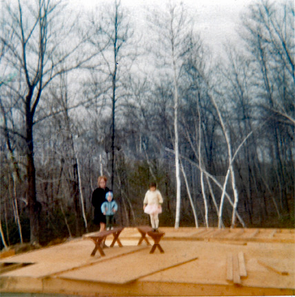 Karen Duquette with her two children
