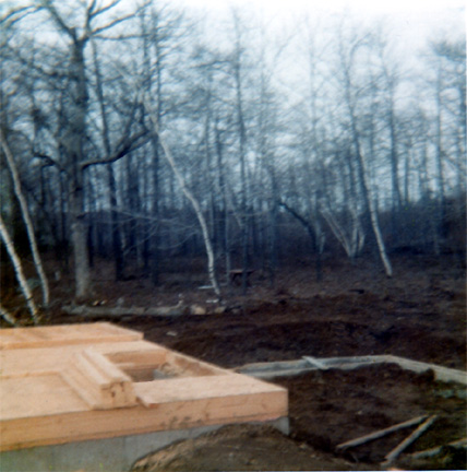 top of the basement roof