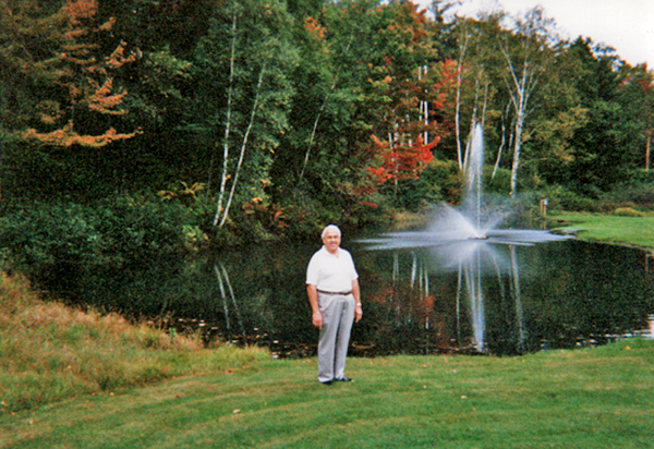 Lee Duquette and fall colors in Vermont 2000