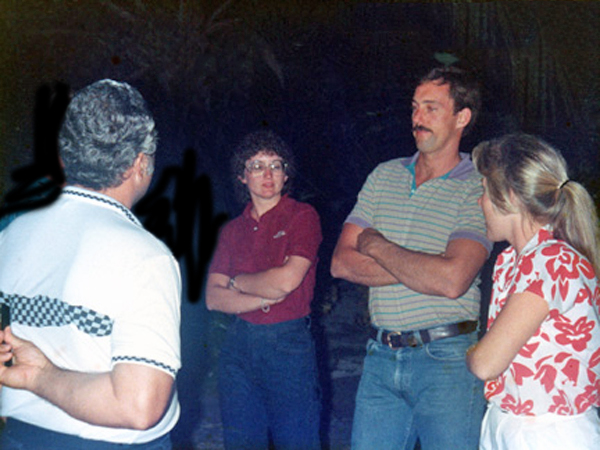 Lee Duquette and new friends