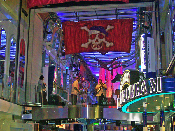 Liberty of the Seas band