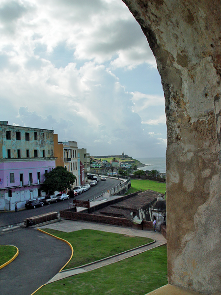 view from an opening