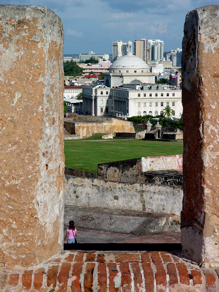 view from an opening