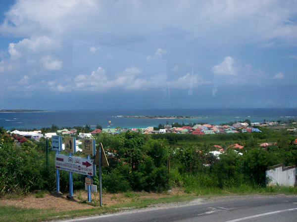 scenery in St. Maarten