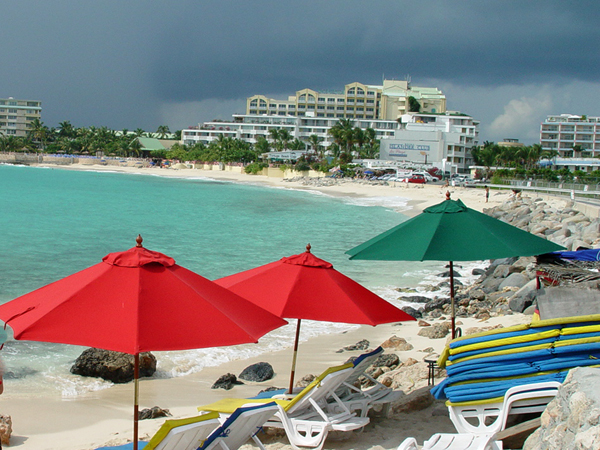 beach in St. Maarten