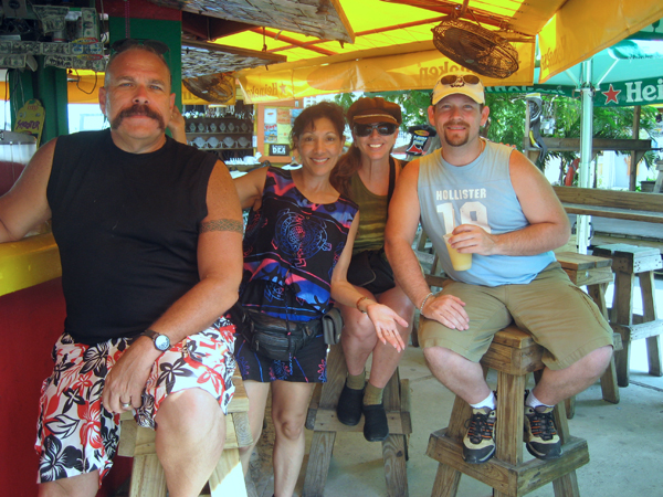 Doug, Amy, Karen and Tom enjoyed some drinks