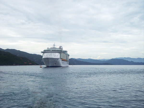 The Liberty of the Seas in Labadee, Haiti