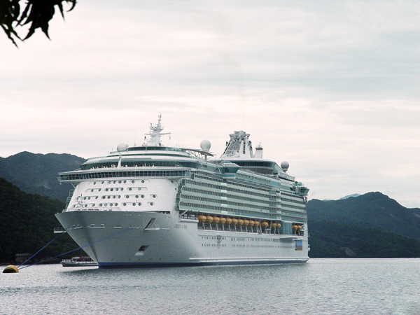 The Liberty of the Seas in Labadee, Haiti