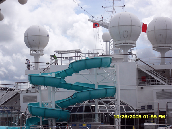 Carnival Freedom slide