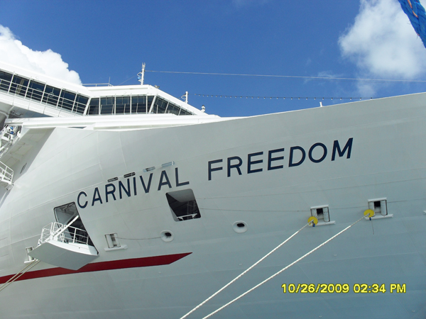 Carnival Freedom cruise ship
