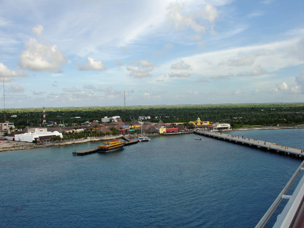 First views of Cozumel