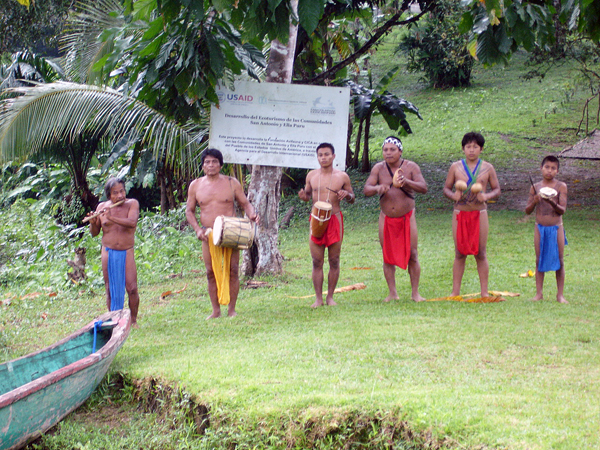 Embera Village musicians