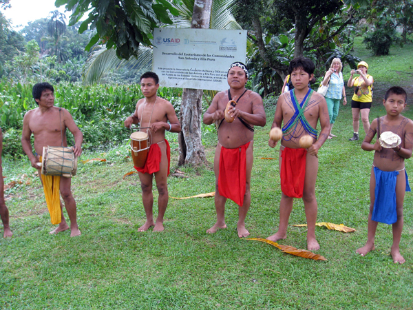 Embera Village musicians