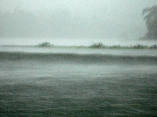 rain and wind
