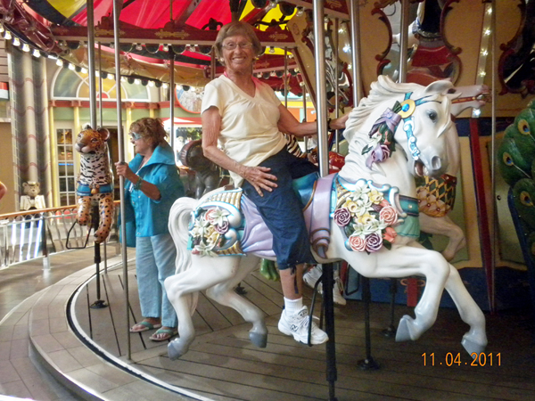 Eva on the Carousel