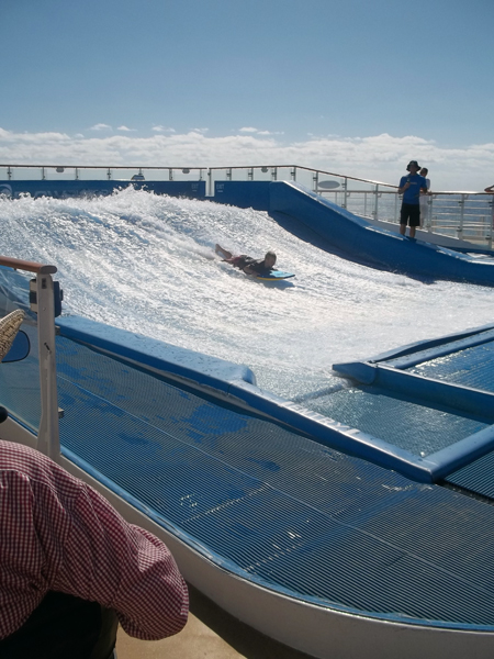 Oasis of the Seas surfing area