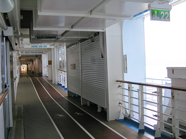 Running track on Oasis of the Seas