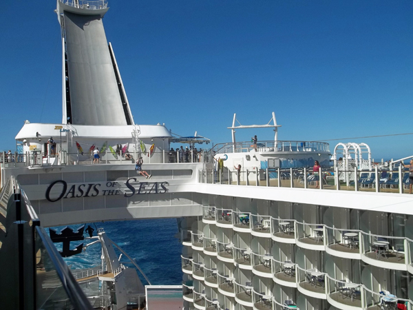 The Zip Line on Oasis of the Seas