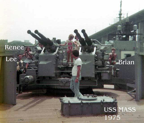 Brian and Renee Duquette at the guns