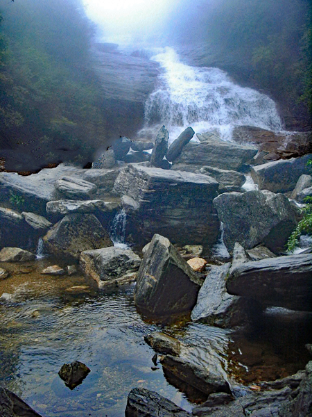  Graveyard Fields waterfall