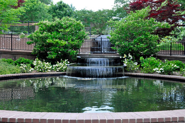 tiered water fountain