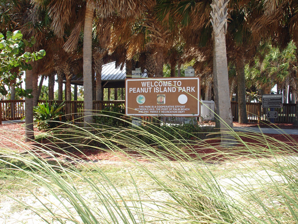 welcome to Peanut Island Park