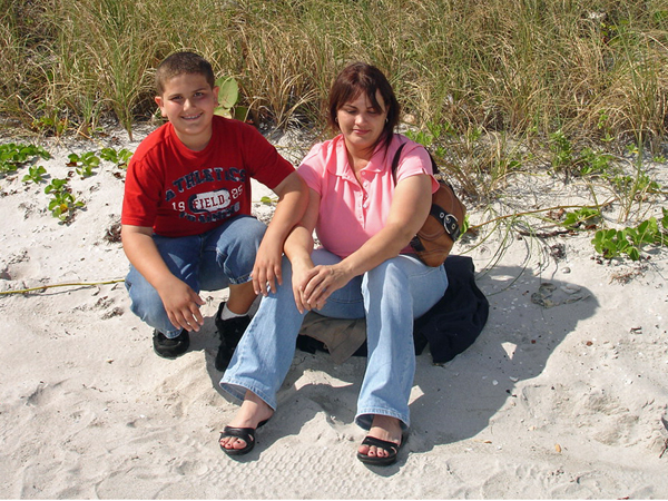 Renee and her son Alex