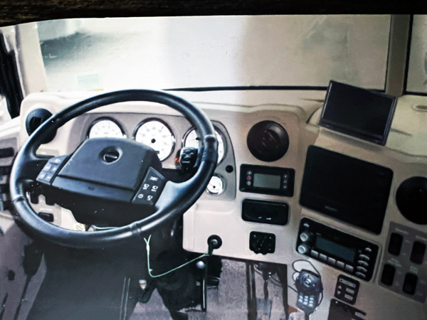 steering wheel and gadgets