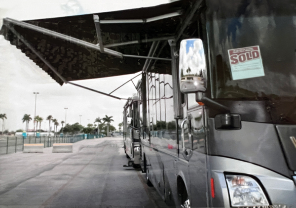 the RV is sold to the Duquette's