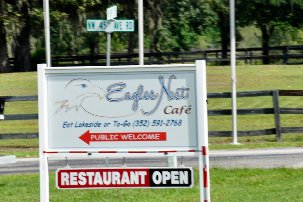 Eagles Nest Restarurant sign