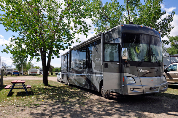 the RV of the two RV Gypsies at Green Valley