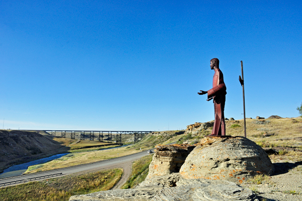 statue at