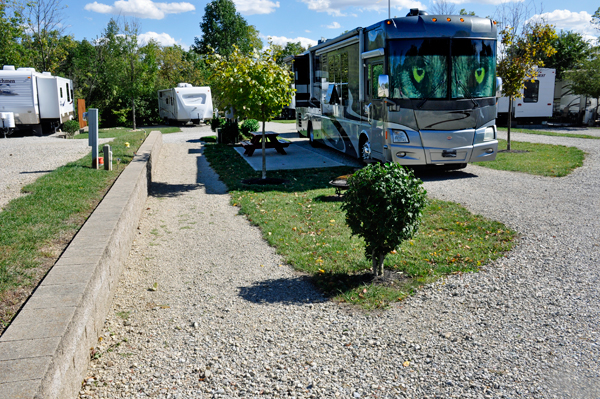 the RV of the two RV Gypsies at Arrowhead