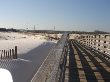 the boardwalk