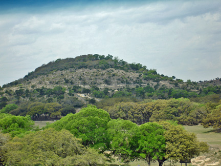 scenery on the way to Ozona, Texas 