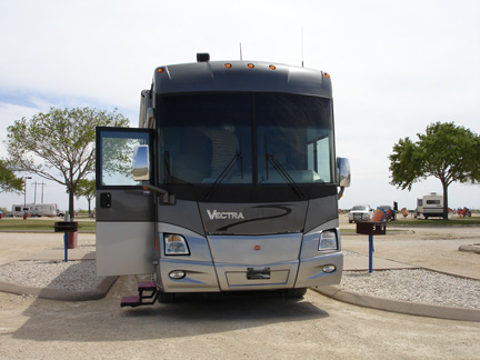 The motorhome of the two RV Gypsies