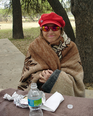 Karen Duquette is very cold