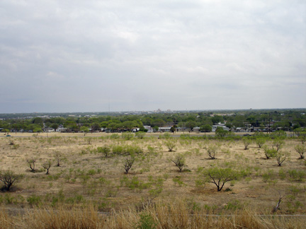 view from the top of the dam