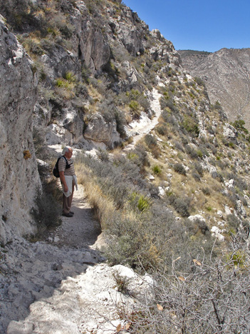 Guadalupe Mountain trail