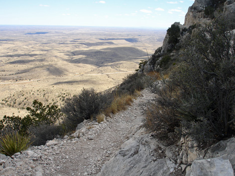 Guadalupe Mountain trail