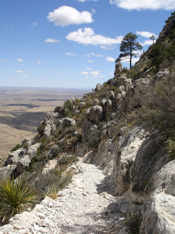 looking over the cliff