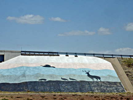 painting on a bridge