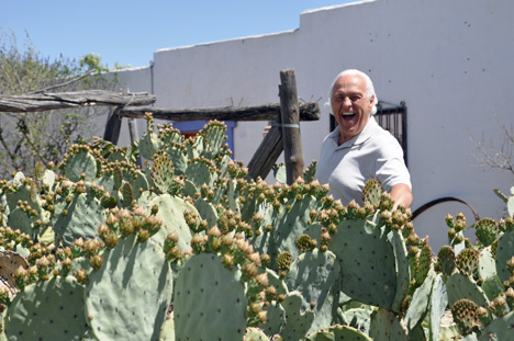 Lee - one of the two RV Gypsies in a cacti patch