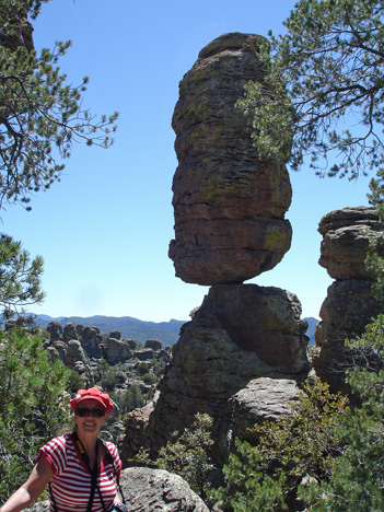 Karen and another balancing rock